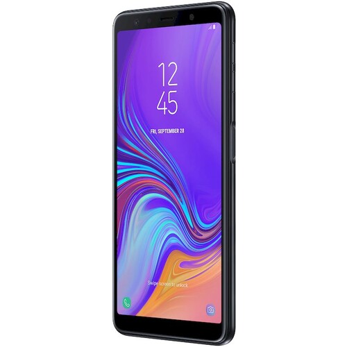 Шлейф для samsung a750 galaxy a7 2018 кнопка включения сканер отпечатка пальца синий