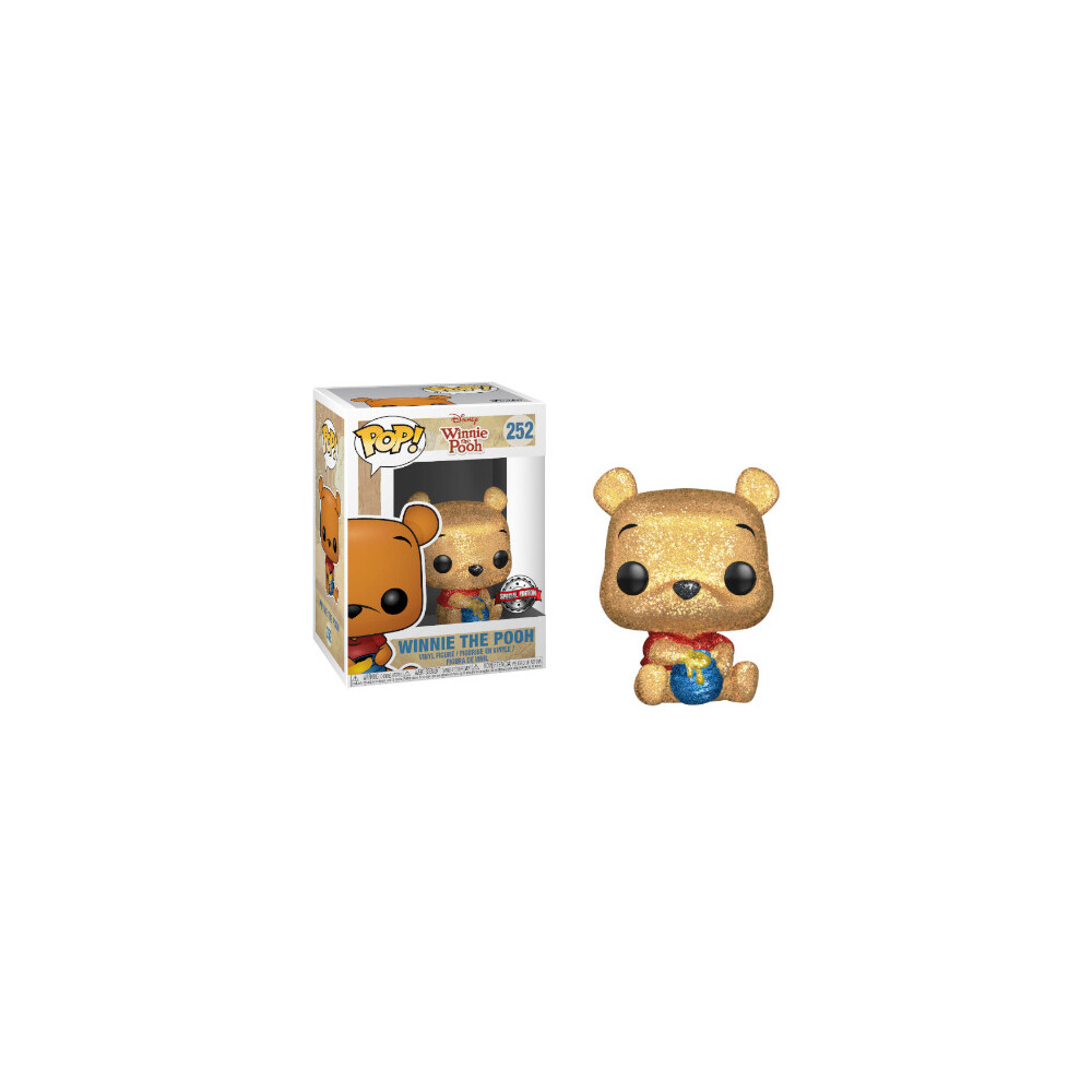 Funko Pop 252 Disney Winnie The Pooh Seated Pooh Diamond Glitter Exclusive Smartycz